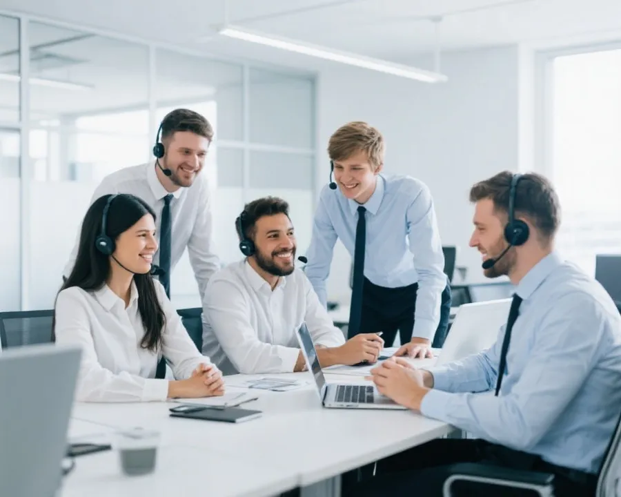 客服沟通支持示意图